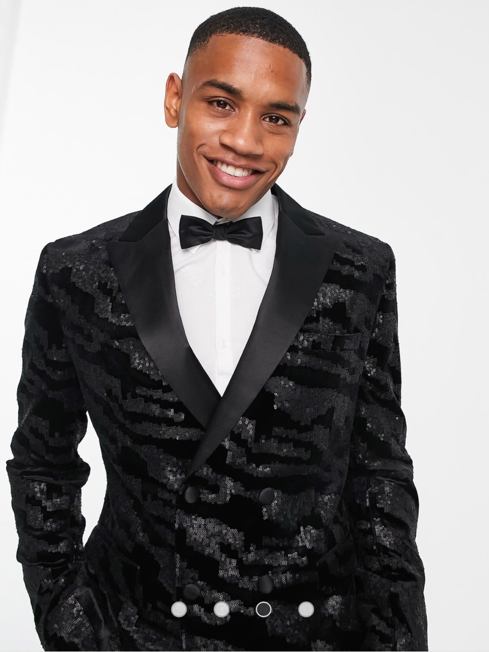 TOPMAN Tiger Sequin Party Blazer | 42